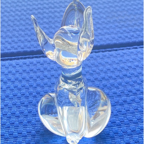 CRYSTAL GREAT DANE DOG VINTAGE EXCELLENT CONDITION LIKE NEW 6 3/8” TALL - Picture 5 of 10